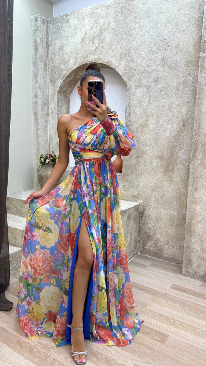 Mabel | Vestido Floral de Impacto