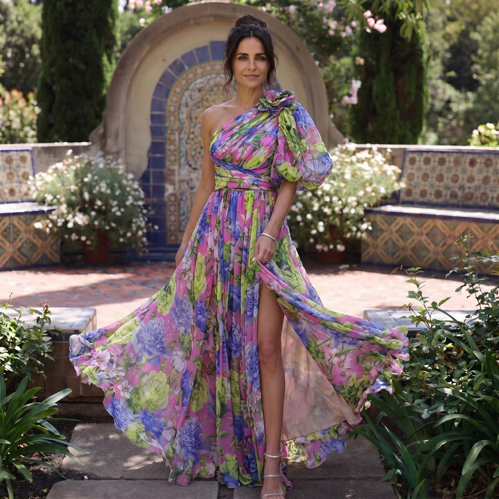 Mabel | Vestido Floral de Impacto